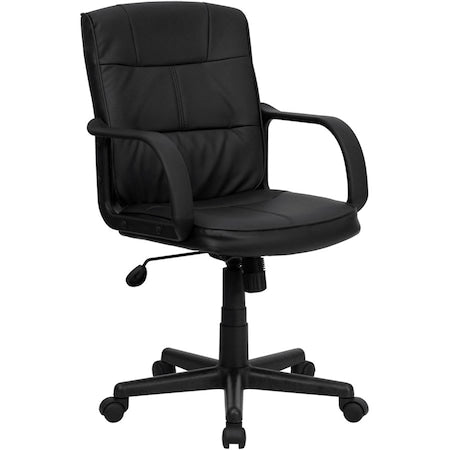 Flash Furniture Office Furniture GO-228S-BK-LEA-GG - product photo 1