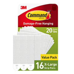Command 17217-16NA Picture Hanging Hardware, X-Large, 16 Count