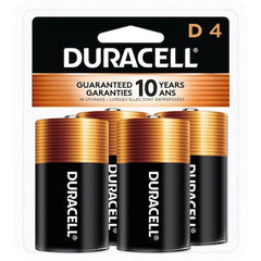 DURACELL D Battery, 4 Count (00041333033617) - product photo 1