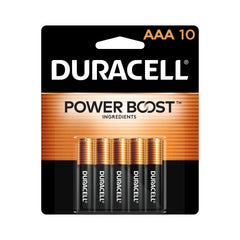 DURACELL MN2400B10Z Aaa Battery, 10 Count