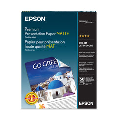 Epson S041568 Photo Quality Paper, 50 Count, Bright White