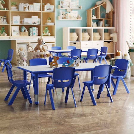 Flash Furniture Office Furniture YU-YCY-060-0036-RECT-TBL-BLUE-GG - product photo 1
