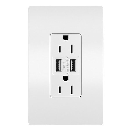 Legrand Wiring Device TM826USBW - product photo 1