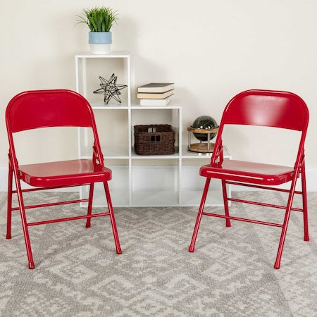 Flash Furniture Office Furniture 2-HF3-MC-309AS-RED-GG - product photo 1
