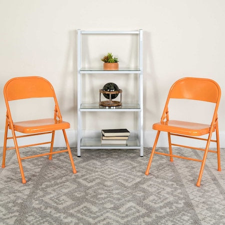 Flash Furniture Office Furniture 2-HF3-ORANGE-GG - product photo 1