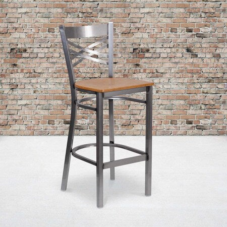 Flash Furniture Kitchen Furniture 2-XU-6F8B-CLR-BAR-NATW-GG - product photo 1