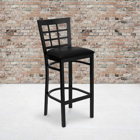 Flash Furniture Kitchen Furniture 2-XU-DG6R7BWIN-BAR-BLKV-GG - product photo 1