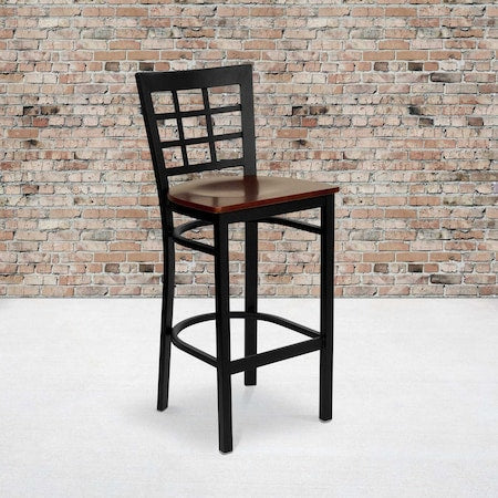 Flash Furniture Kitchen Furniture 2-XU-DG6R7BWIN-BAR-MAHW-GG - product photo 1