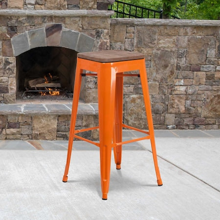 Flash Furniture Kitchen Furniture 4-CH-31320-30-OR-WD-GG - product photo 1