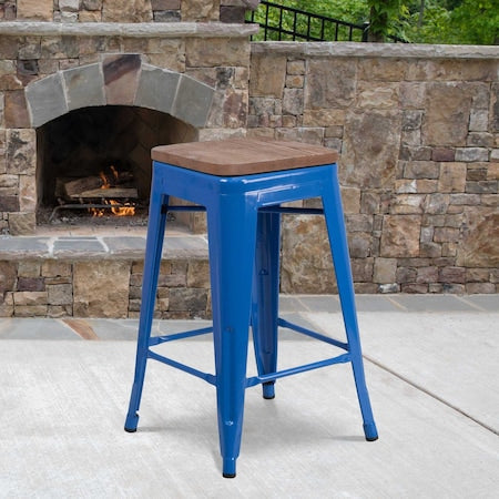 Flash Furniture Kitchen Furniture CH-31320-24-BL-WD-GG - product photo 1
