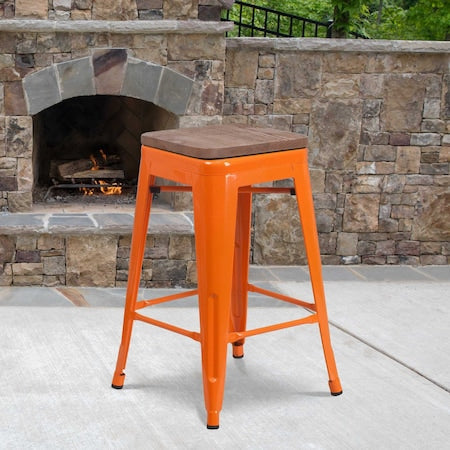 Flash Furniture Kitchen Furniture CH-31320-24-OR-WD-GG - product photo 1