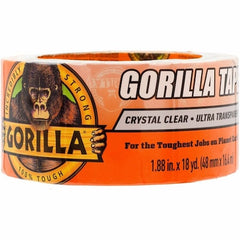 GORILLA 6060002 Duct Tape, 1- Pack, Clear - product photo 1