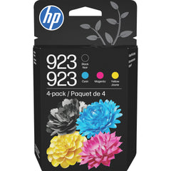 HP 6C3Y6LN Ink Cartridge, CMYK, Pack of 4