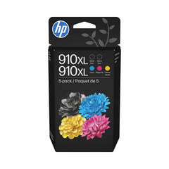 HP 6ZA58AN#140 Ink Cartridge, Black/Cyan/Magenta/Yellow, Pack of 5