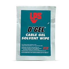 LPS 61244 D'gel(r), Solvent Degreaser Wipes, Orange