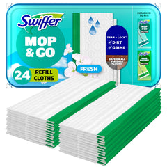 Swiffer Mop Replacement Pad, 24 Count, White (10037000351556)