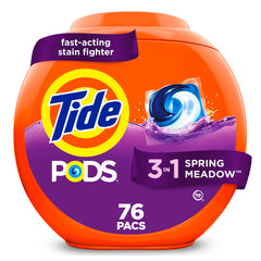 Tide P_11015 Laundry Detergent Pacs Tablet, 76 Count